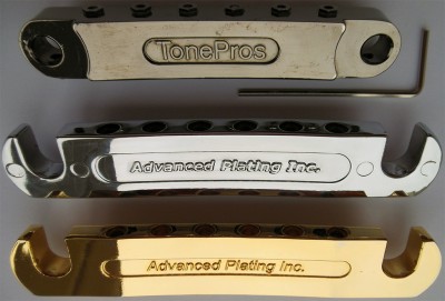 TonePros Custom Shop T3BT Black Chrome with Brass Saddles_Gibson PTTP-010_PTTP-020 rear_.jpg
